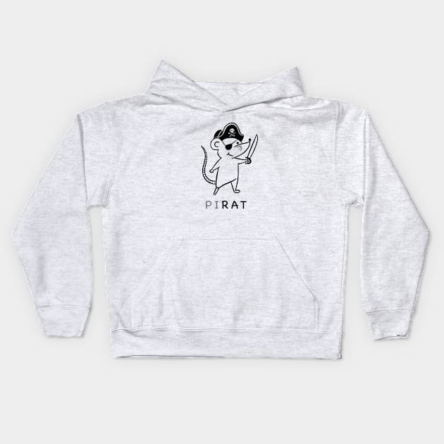 Pirat Kids Hoodie by coffeeman